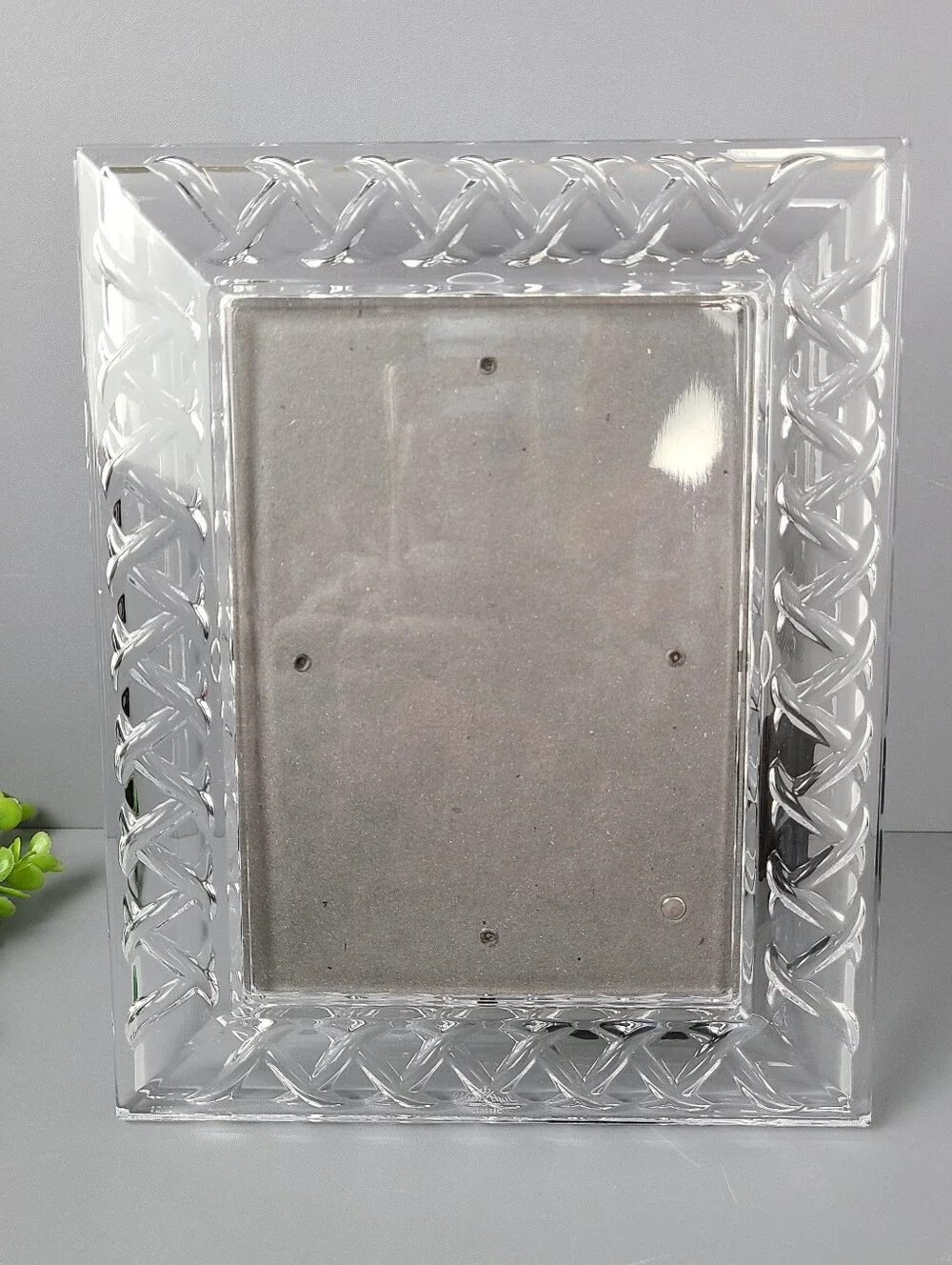 Rosenthal XOXO Crystal Vintage Picture Frame